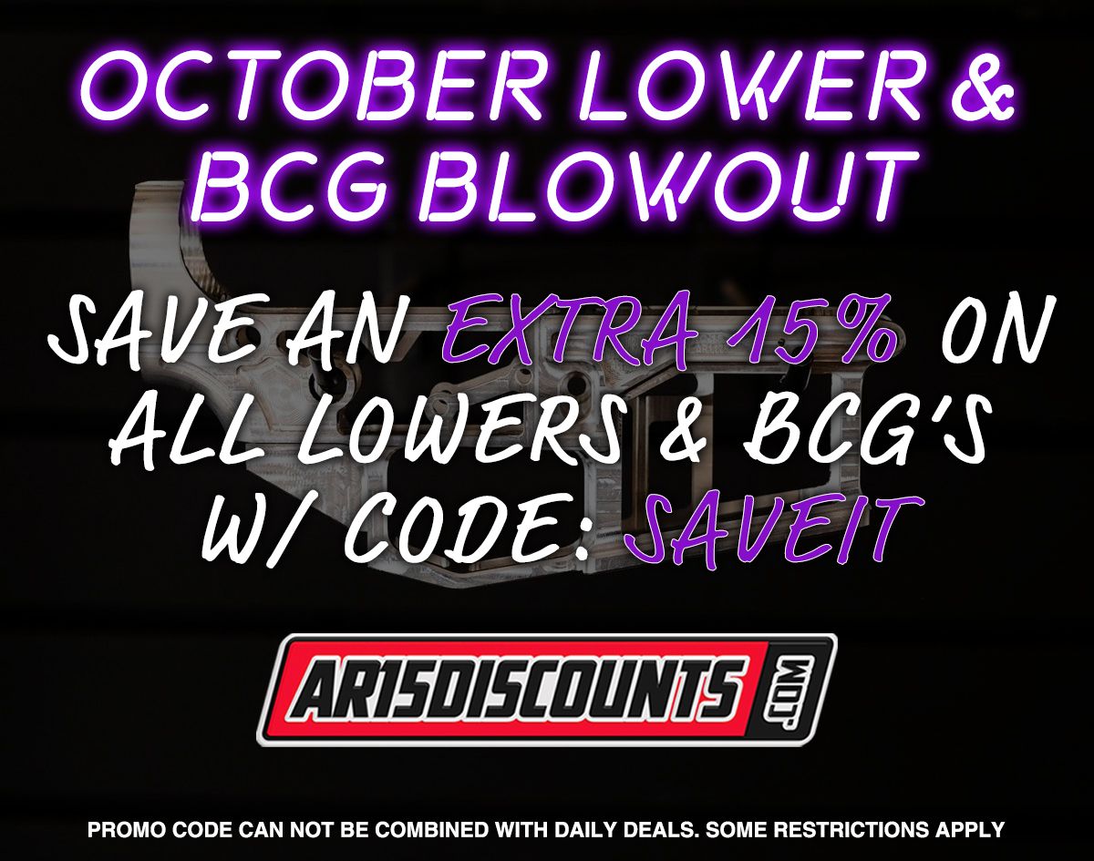 October Lower & BCG Blowout at AR15Discounts.com